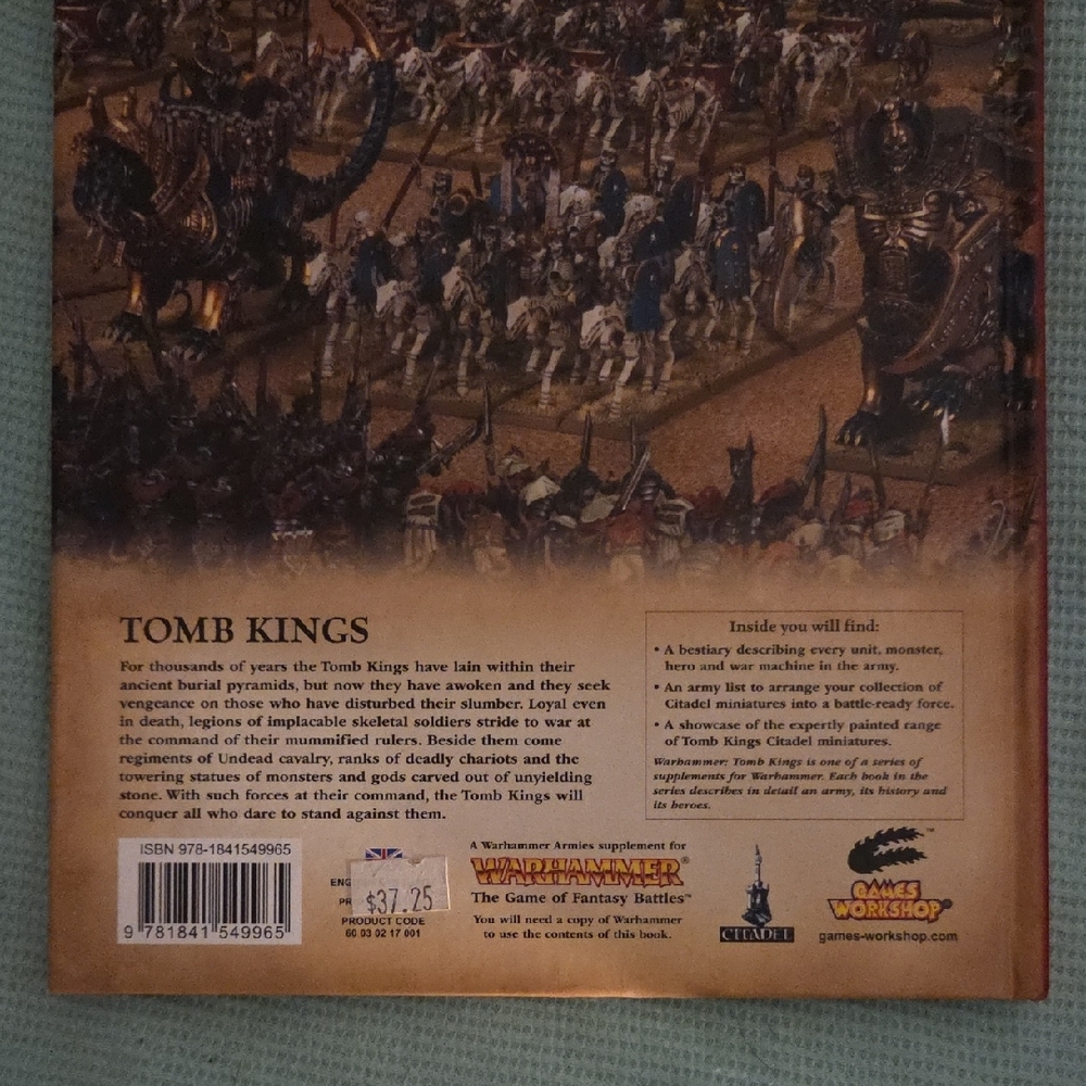 Warhammer Tomb Kings Book - Picture 3 of 3